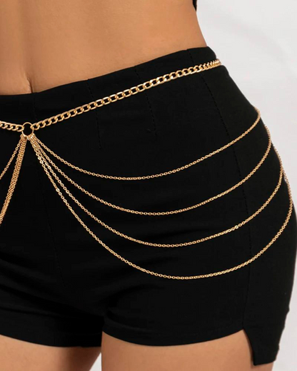 Zlatý řetízek na boky