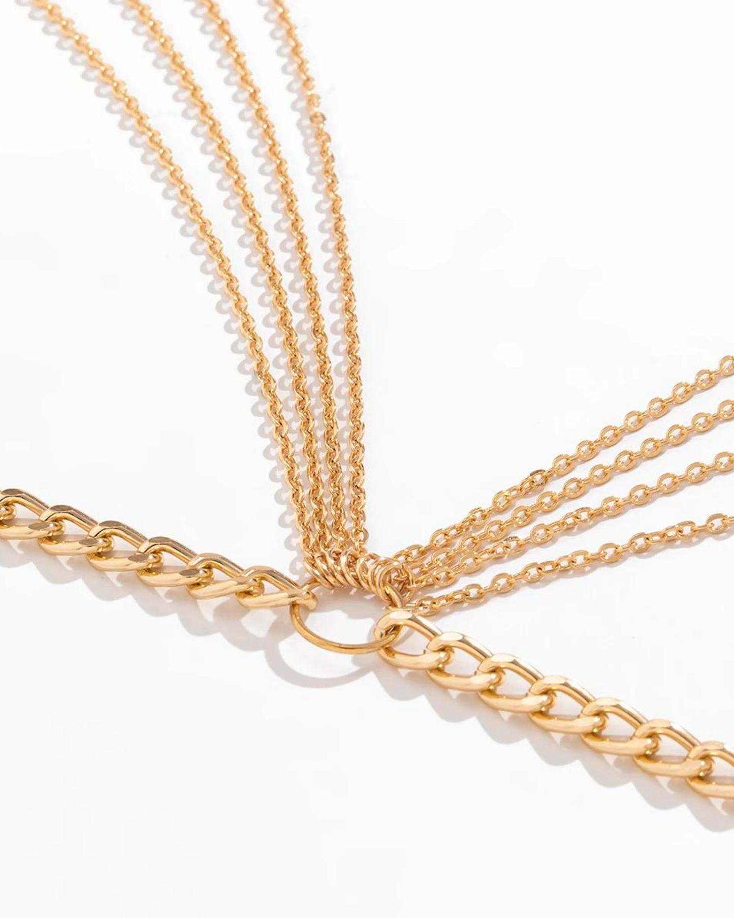 Zlatý řetízek na boky