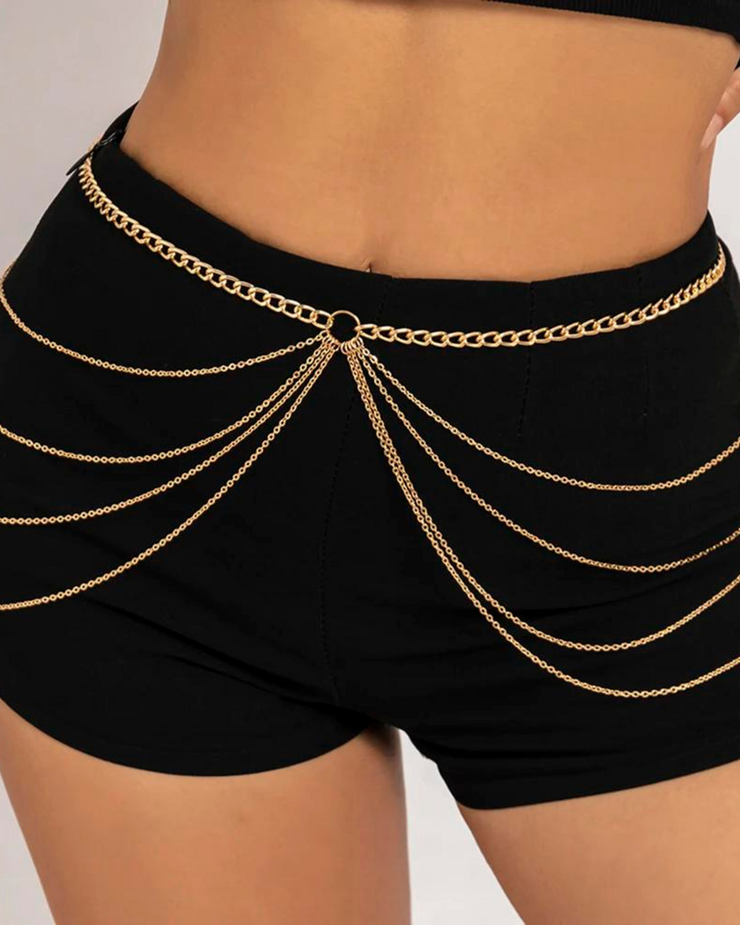 Zlatý řetízek na boky