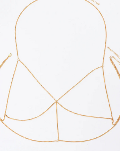 Zlatý náprsní řetízek