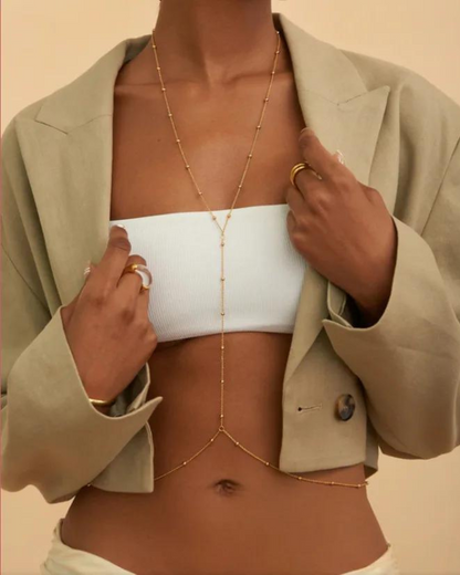 Zlatý řetízek na tělo