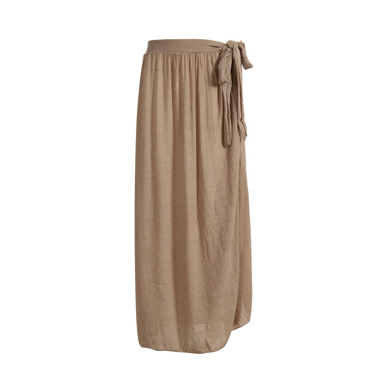 Vzdušné dlouhé pareo s páskem